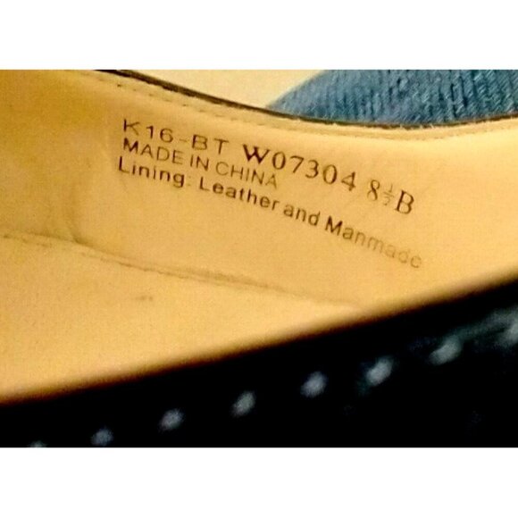 Cole Haan Women's Pumps Block Heel Black Patent Leather W07304 - Size 8.5B - Picture 6 of 9